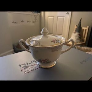 Antique Sugar Bowl with lid
